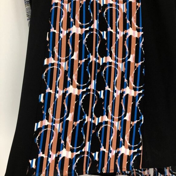 NWT BCBGMAXAZRIA Kathy Abstract paisley print sheer balloon  sleeve blouse xxs - Picture 11 of 16